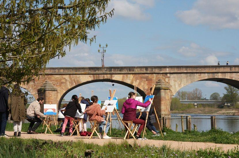 Image 1 Atelier Peindre sur le motif Pays dart et dhistoire Moulins Communaute copy